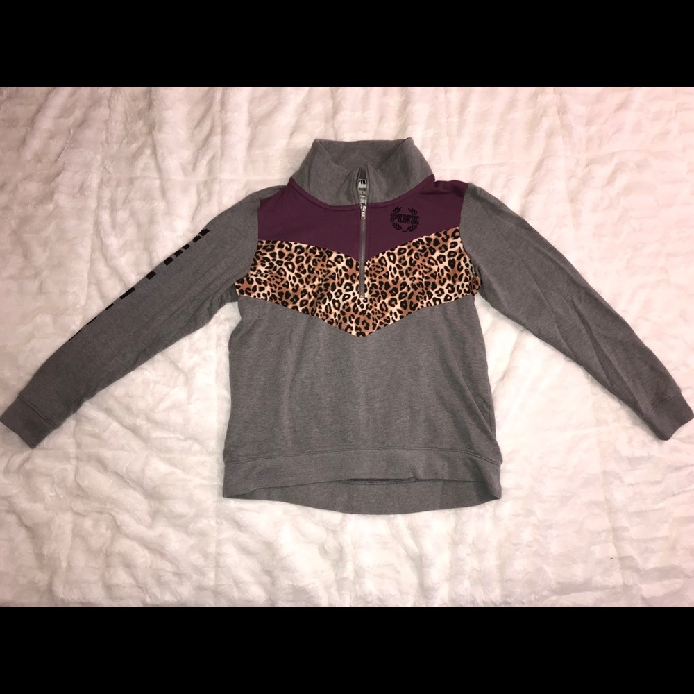 VS PINK Quarter Zip Sweatshirt